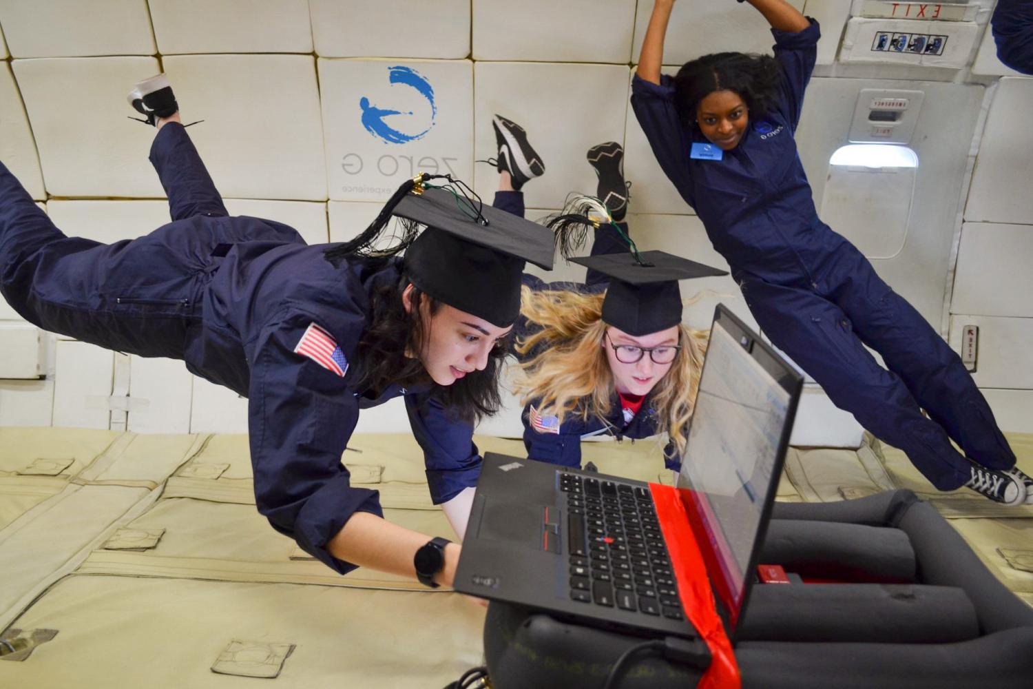 You?ll have out-of-this-world opportunities, like these student researchers donning their graduat...