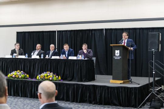 Carthage College?s Business and Professional Coalition presented its final event of the year, ?Tr...